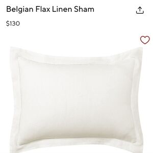 PB Belgian Flax Linen Sham
